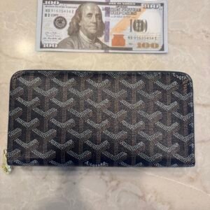 GOYARD LARGE WALLET - BLUE