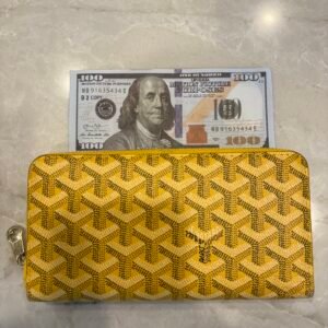 GOYARD LARGE WALLET- YELLOW