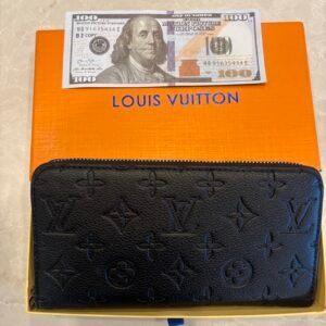 LOUIS VUITTON LARGE WALLET - BLACK