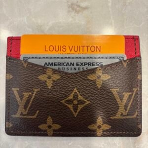 LOUIS VUIOTTON CARD HOLDER - RED