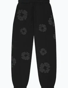 Denim Black on Black Sweatpants